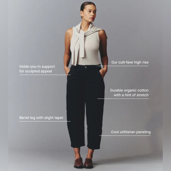 Everlane NWT Washed Black Utility Barrel Jeans (Size 26 Regular) - Picture 5 of 8